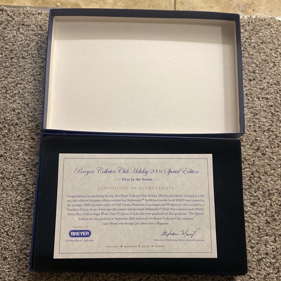 Breyer Collector club holiday 2004 special edition first in the series - Picture 3 of 7